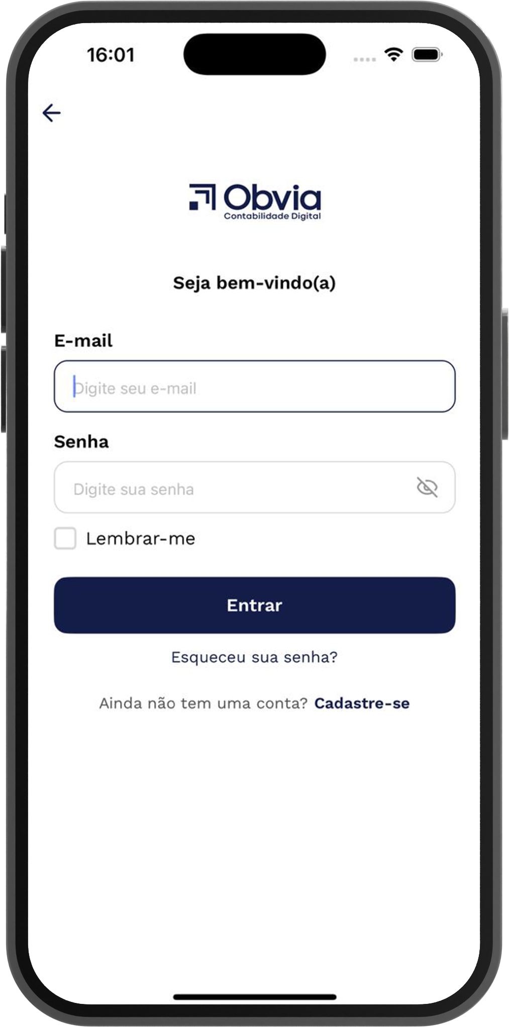 App interface middle